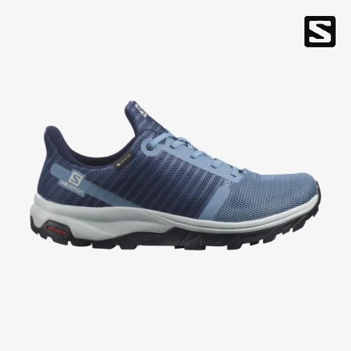 Salomon Outbound Prism GTX Turisticke Topanky Damske Modre | SK 4VBRQS